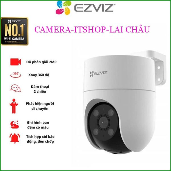 Camera Wifi quay quét ngoài trời đàm thoại 2 chiều EZVIZ H8C