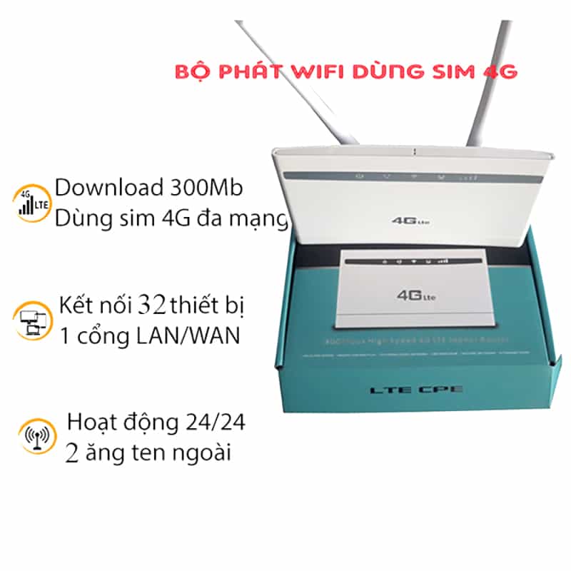 Bộ phát wifi dùng sim 4G tốc độ cao 4G LTE - Ảnh 3
