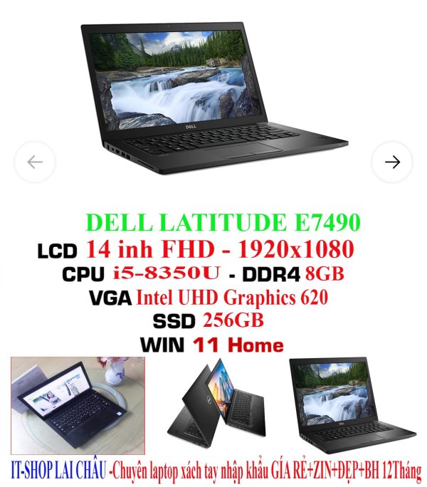 Dell-Latitude-E7490-i5-8350u-8gb-240gb-gia-re-tai-lai-chau